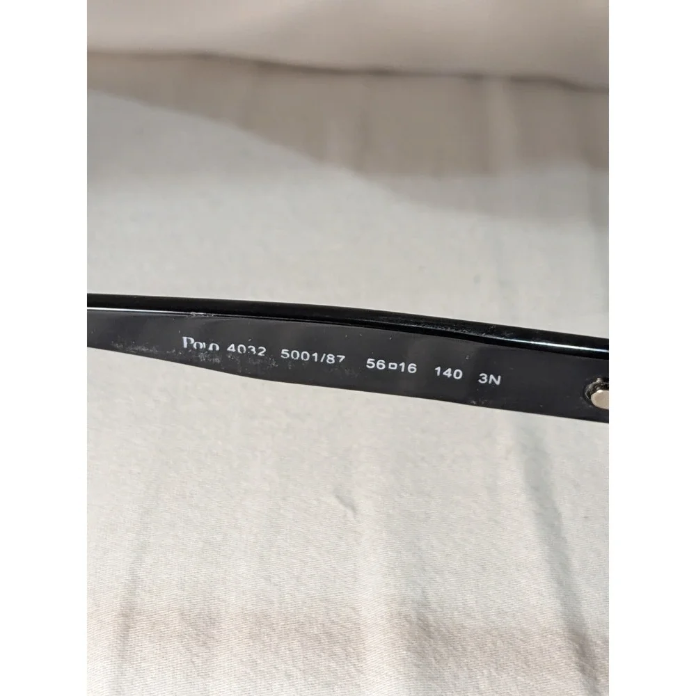Ralph Lauren Polo 4032 5001/87 Rectangle Black Eyeglasses Frame 56-16-140